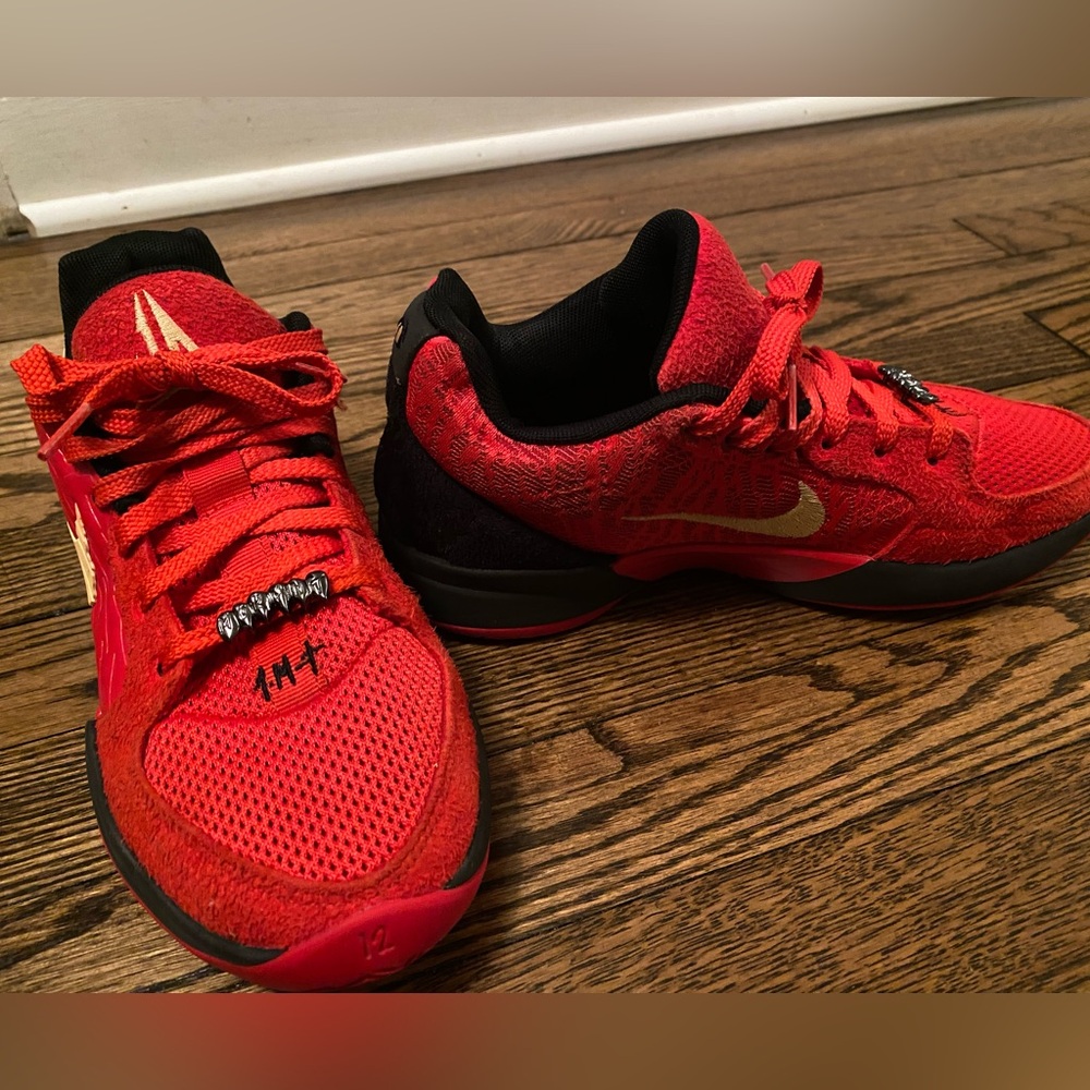 Ja 2 “Nightmares” Nike Kids Sneakers in Red and Black